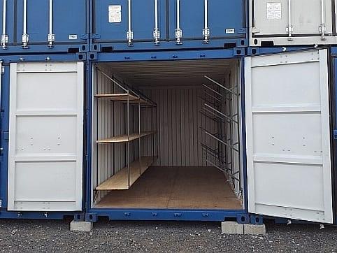 Container shelves