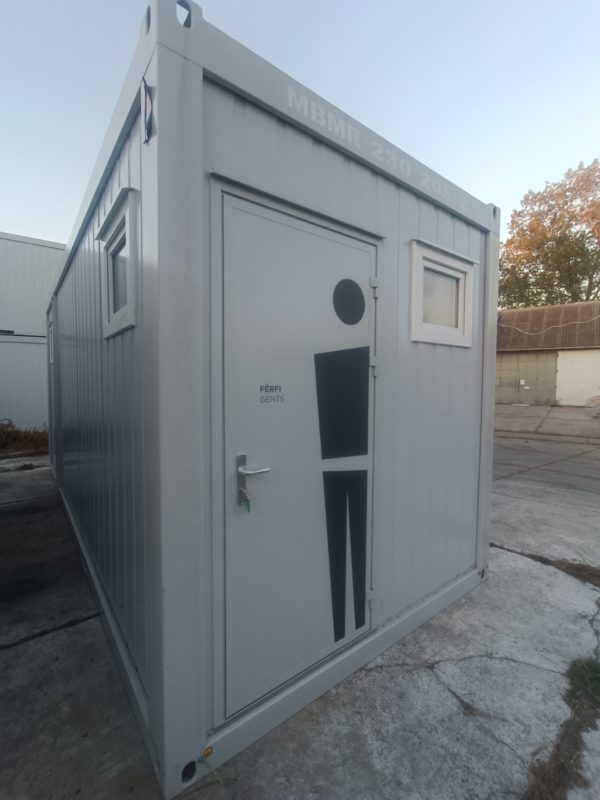 20' férfi wc konténer