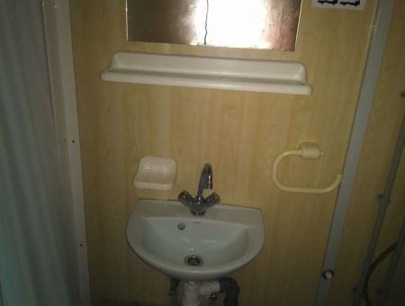 20' HC irodakonténer szaniteregységgel