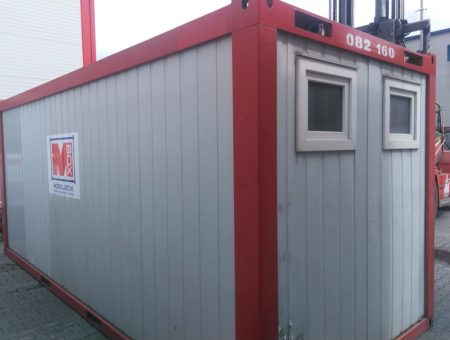 20' irodakonténer szaniteregységgel