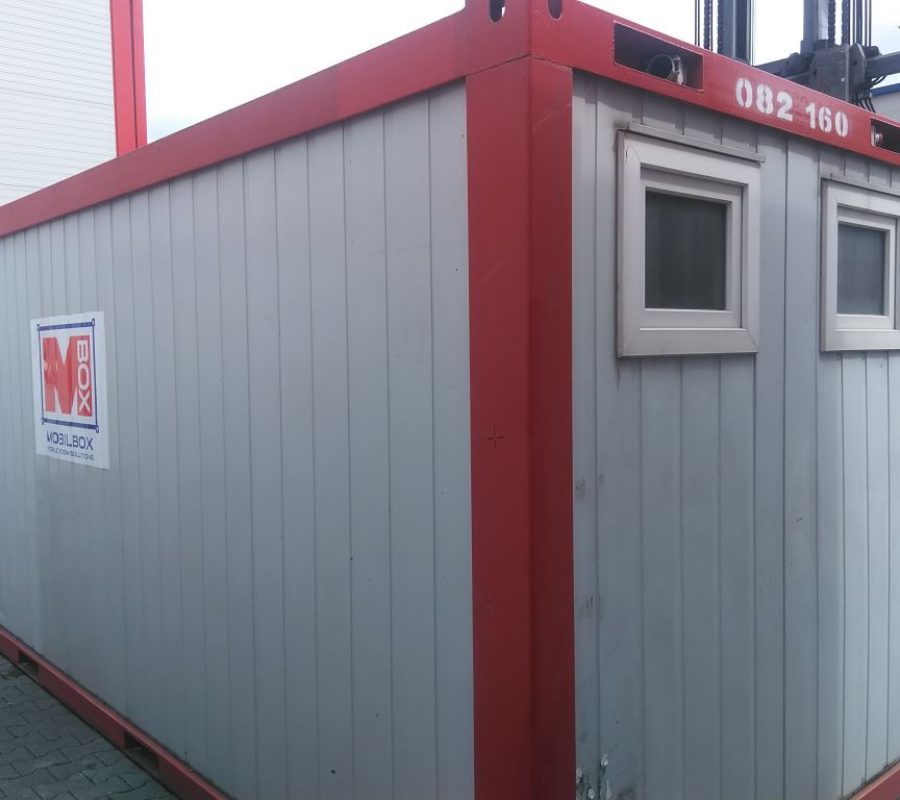 20' irodakonténer szaniteregységgel