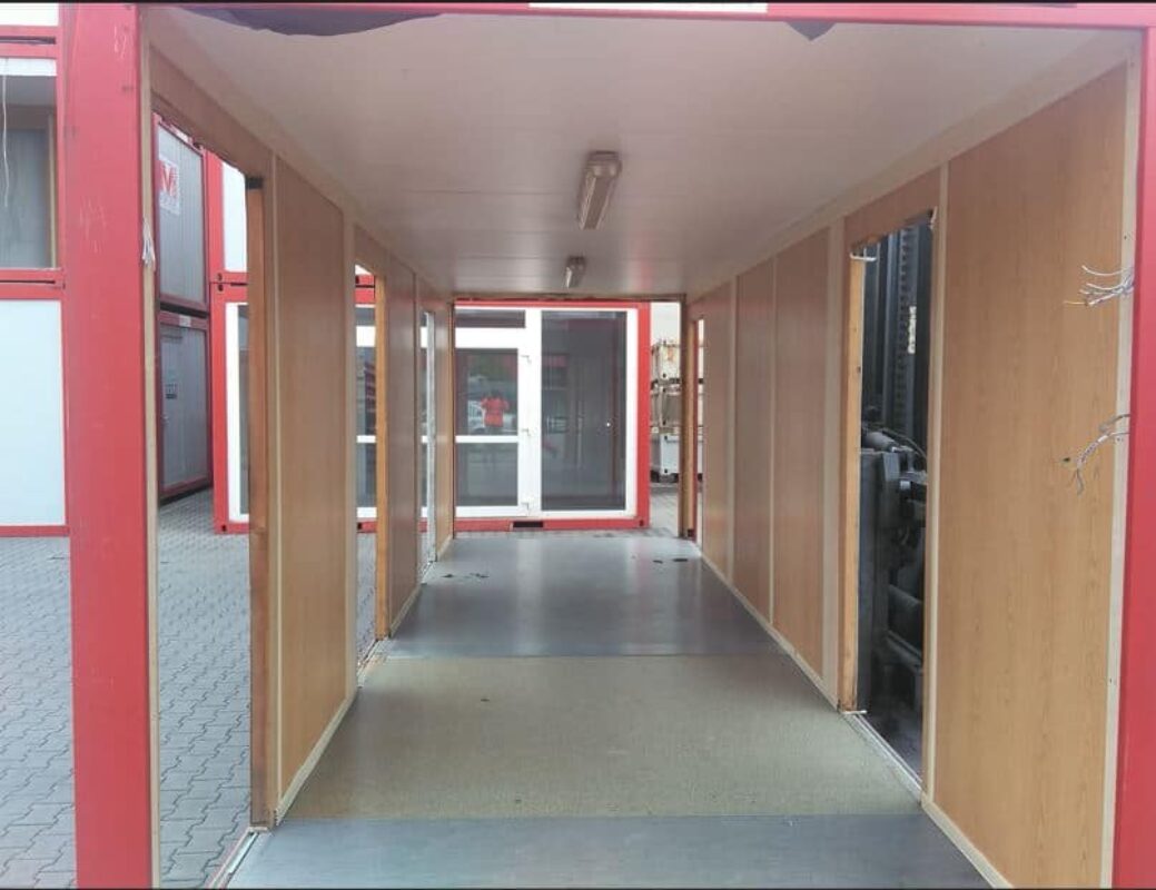 24' irodakonténer fém váz