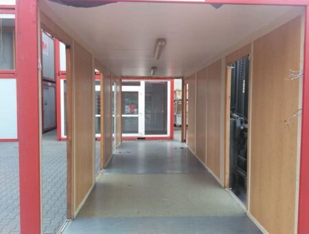 24' irodakonténer fém váz