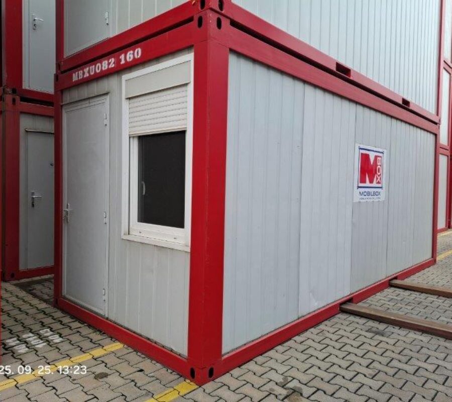 20' irodakonténer szaniteregységgel