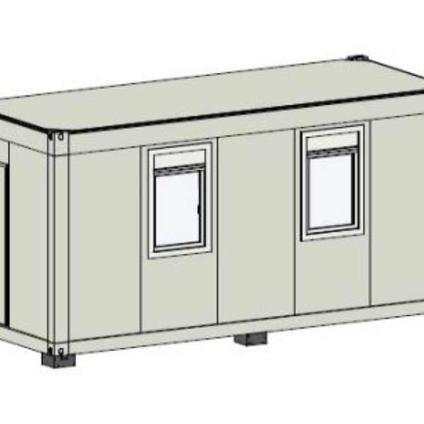 20' emelt szigetelésű új irodakonténer