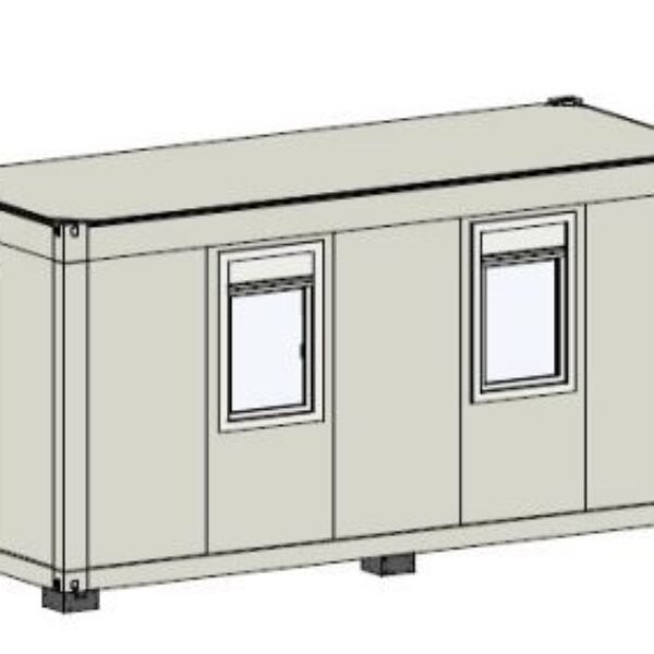 20' emelt szigetelésű új irodakonténer