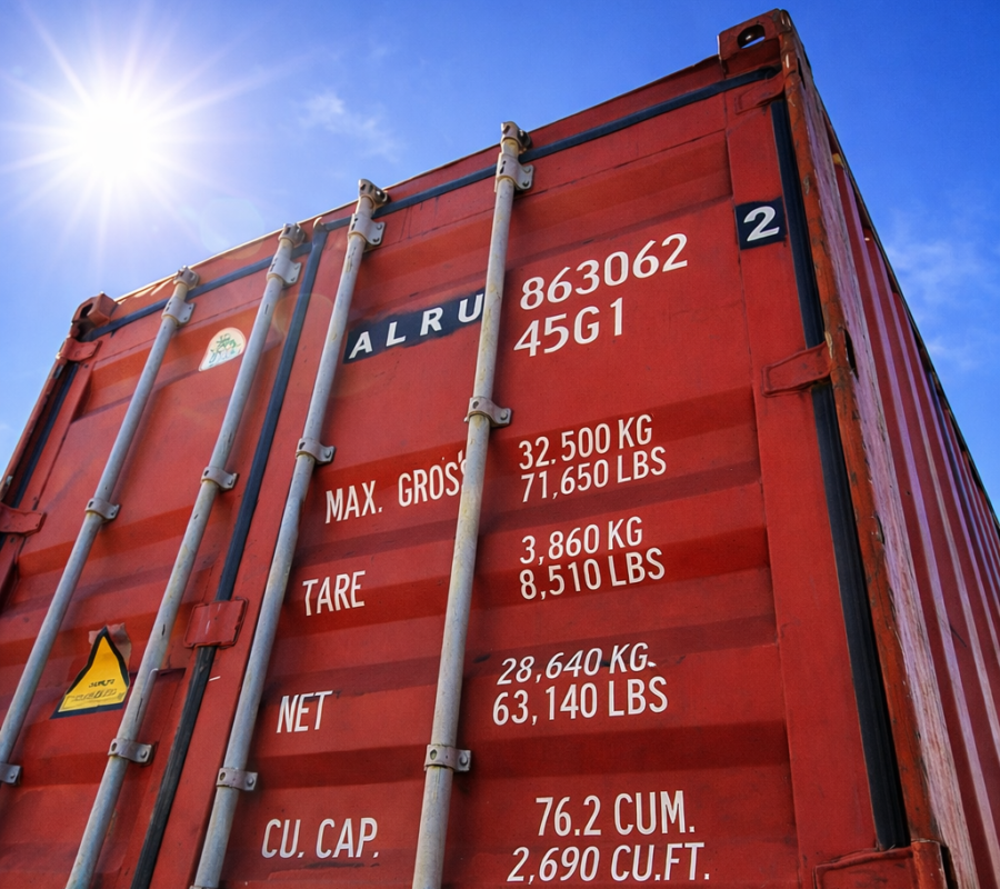 40’ HC használt tengeri raktárkonténer AKCIÓ február 20-ig! 490.000 Ft + ÁFA